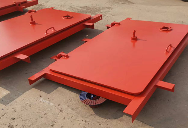 辽宁抚顺客户订购的避难硐室门完工，整装待发​